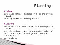 Page 16: Business plan of watermelon juice